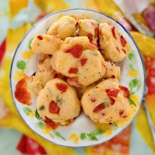 Frittelle pizza e olive