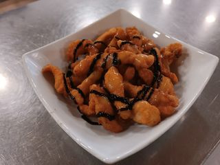 Tires De Pollastre Amb Mel I Mostassa