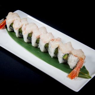 Uramaki amaebi roll
