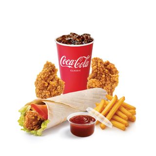 ЧИКЕН РОЛЛ ПРЕМЬЕР КОМБО УВЕЛИЧЕННЫЙ+