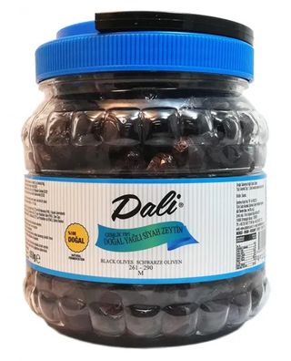 DALI oliwki czarne 850g