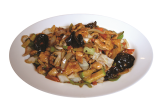 Пилешко със зеленчуци (700г)