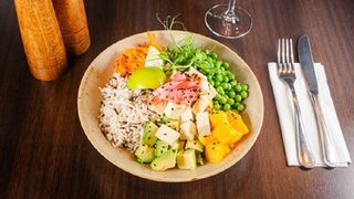 Poke bowl vegetarian