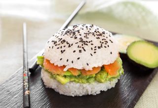 Суши Бургер Еби (скариди) (200г)