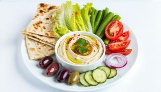 Kebab hummus