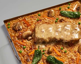 Bomba de costilla de cerdo mostaza y miel