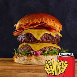 Combo LA BOMBA + Bebida + Patatas