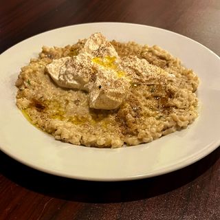 Rissotto al Funghi Porcini con Burratina e Olio al Tartufo 