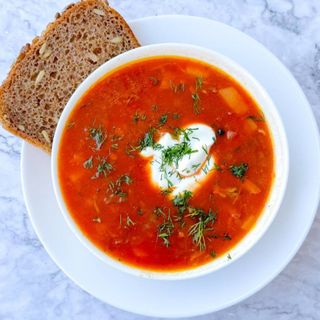 Barszcz ukrainski z Wołowiną