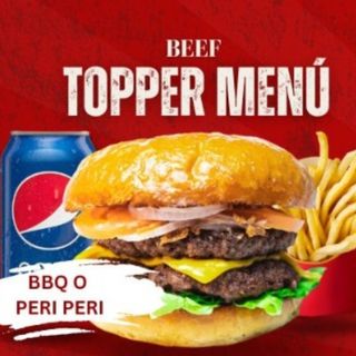 Beef TOPPER Menú