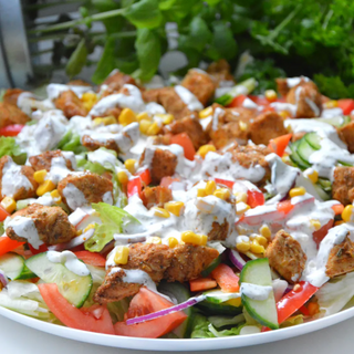 Sałatka z mięsem kebab