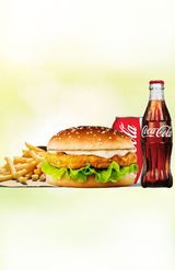 CHICKEN burger COMBO