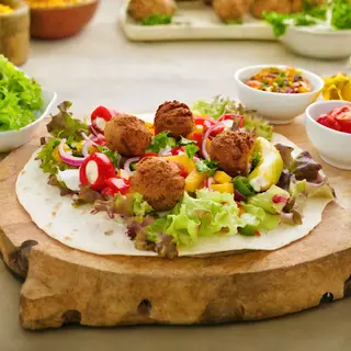 Piadina falafel