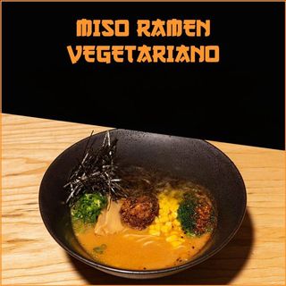 Miso ramen vegetariano