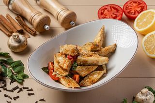 Салат "Хрустящие баклажаны" в кисло-сладком соусе (300гр)