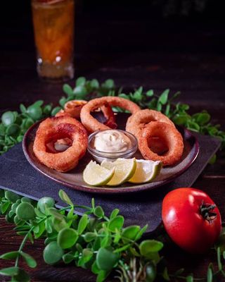 Aros de Cebola de Cerveja