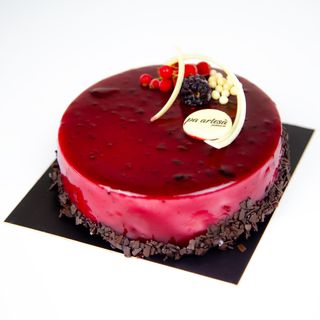 Pastel Frambuesa  texturas pequeño (400 gr.)