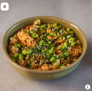 Arroz Frito com Gambas
