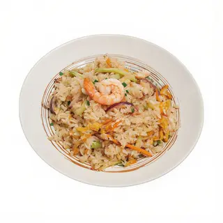 Arroz de pollo langostino