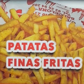 Patatas fritas finas