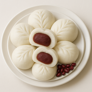 V47 - ფუნთუშები ტკბილი ლობიოს შიგთავსით /  香甜豆沙包 - 3ც