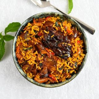 Native rice (palm oil)