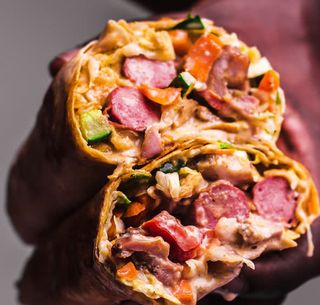 Mixed with Double sausage 