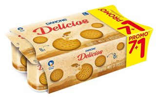 Iaurt Delicios biscuiti 8 x125g Danone