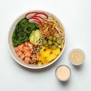 Salmon Peas Pleaser Poke