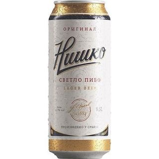 Нишко пиво кен (500мл)