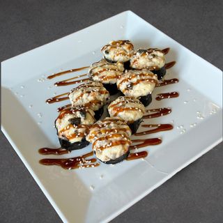 Pieczona rolka z węgorzem