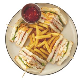 Клаб сендвич с курицей 