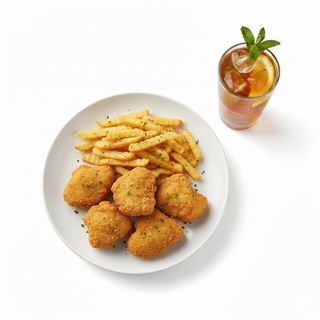 Menú 6: Nuggets De Pollo 5 Uds.