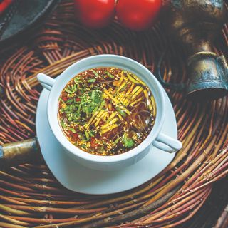 Острый суп с фунчезой