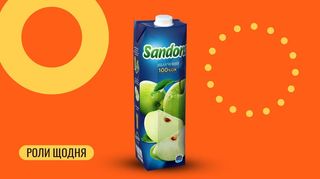 Сік яблучний Sandora 0,95 л