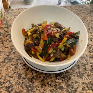 Wok De Verduras Con Pollo