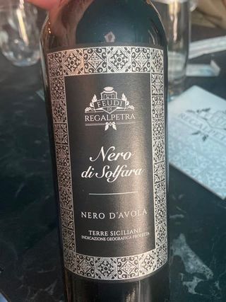 Feudi Di Regalpetra-Nero Di Solfara