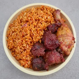 Ghana Jollof with Beef or Chicken
