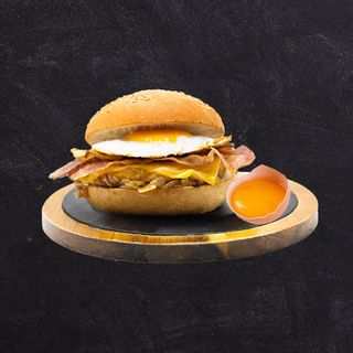 Ou crispy chicken burger