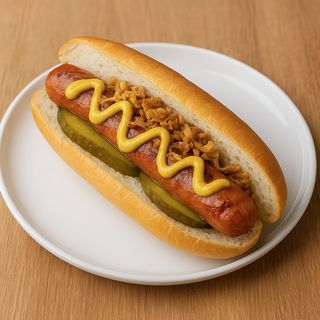 Sandviș cu cârnat măcelăresc