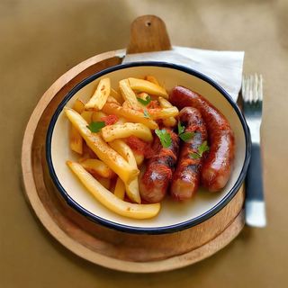 3X Sausages With Fries