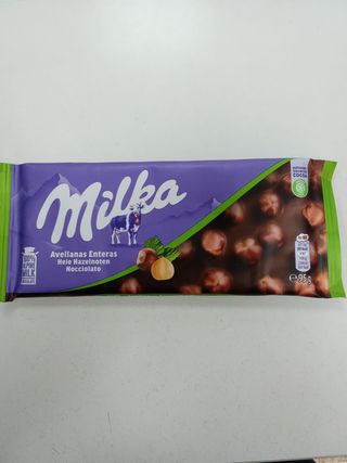 Tableta De Chocolate Milka Avellana (95 G.)