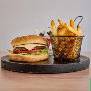 Hamburguesa Con Patatas