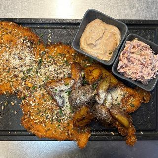 Piept de curcan in crusta de panko