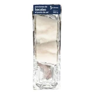 Porciones De Bacalao Punto De Sal 360 Gr.