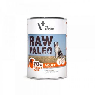 Conserva Raw Paleo Adult Dog Duo Protein, curcan & rata 400 g