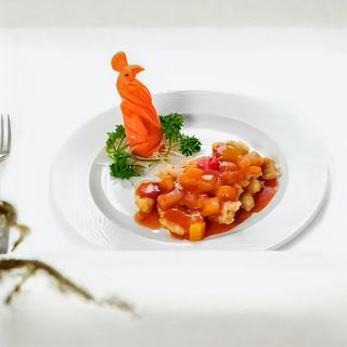 206 Pollo in salsa agrodolce