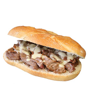 Super Bocata De Ternera Asturiana Con queso fundido.