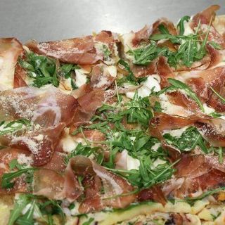 Rucola speck in teglia