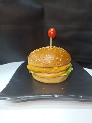 Chicken Burger + frites 